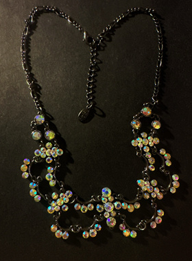 璀璨星河轻奢宫廷风水晶钻打标晚宴链[满百包邮欧美首饰独家孤品]