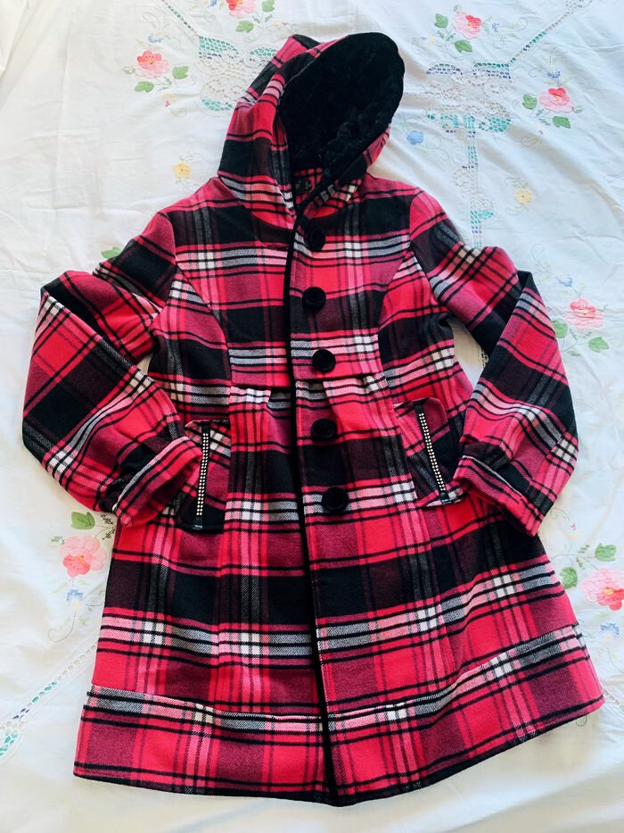 泡泡袖连帽秋冬季版型好厚实大衣