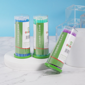 一次性口腔涂药棒涂氟剂涂护牙素牙科粘接棒美容棉棒100支不掉毛