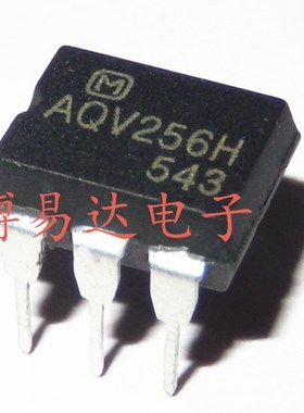 插件直插光耦AQV256 AQV256A AQV256H DIP-6 松下固态继电器