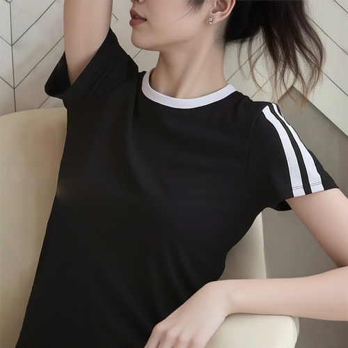 路伊梵短袖上衣瑜伽运动服
