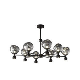 创意别墅餐厅轻奢极简吊灯现代简约大厅全铜魔豆灯卧室灯客厅具