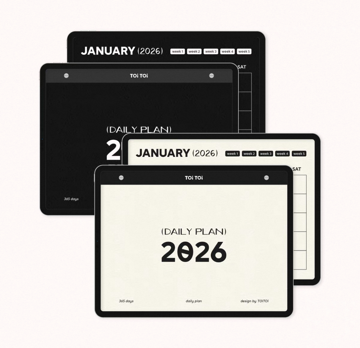 2026电子手帐全年计划本超链接ipad简约笔记本goodnotes