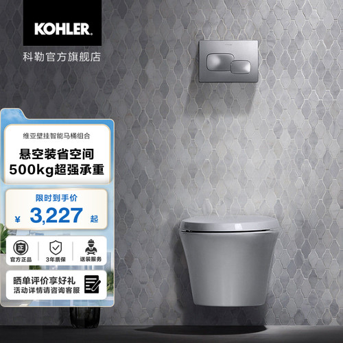 壁挂式马桶科勒简单快捷