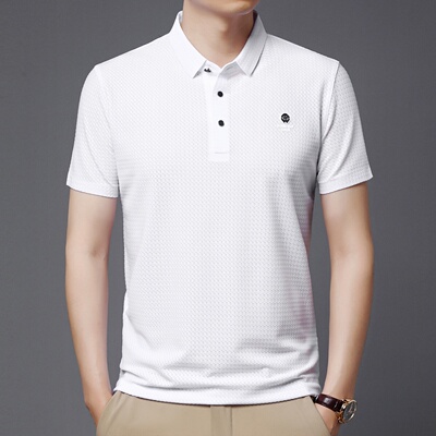 中年爸爸网眼速干短袖T恤上衣