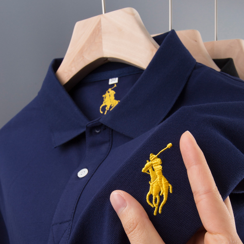 短袖保罗polo男士t恤夏季中年