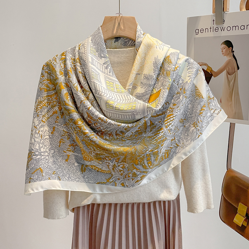 热带雨林夏季百搭防晒披肩欧美