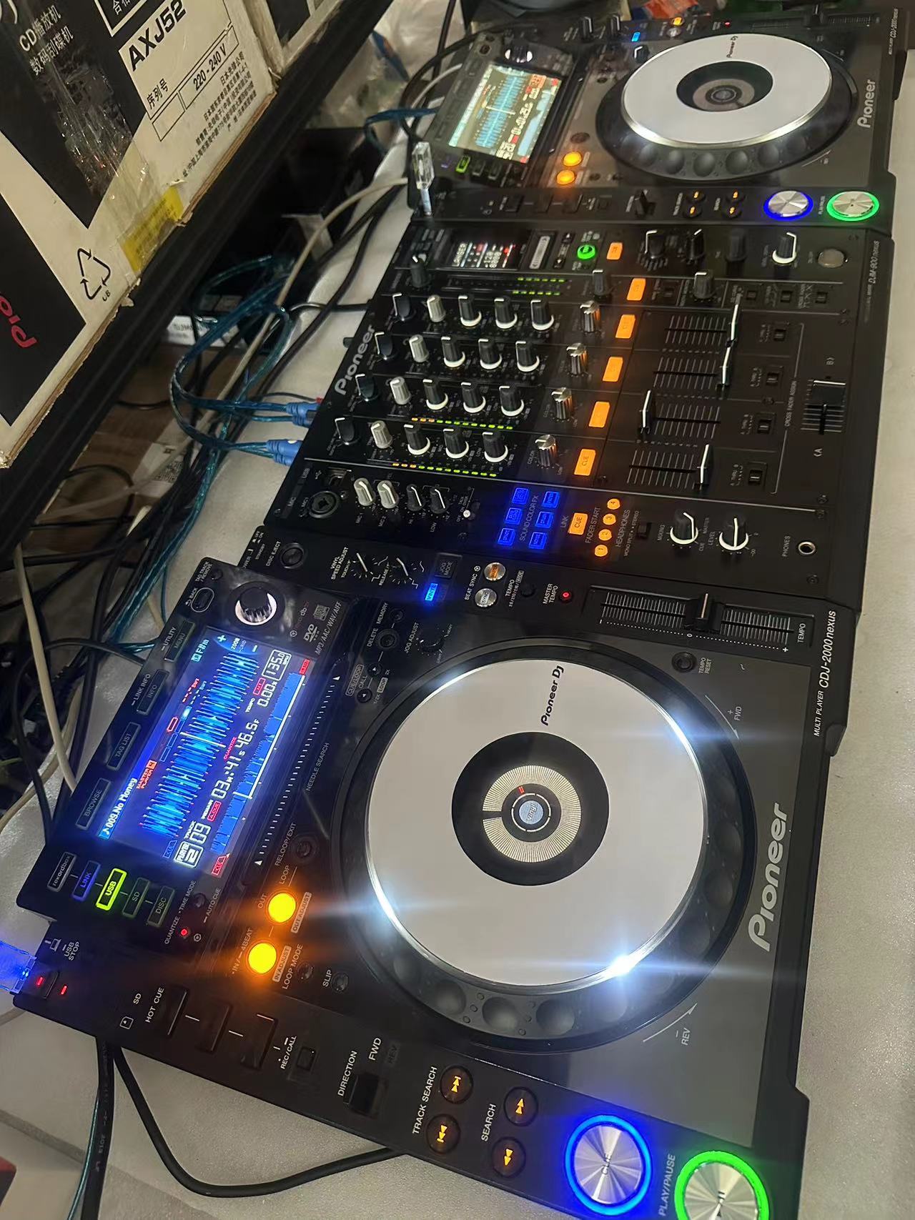 先锋pioneer cdj2000nexus打碟机一对 djm900nexus混音台现货供应