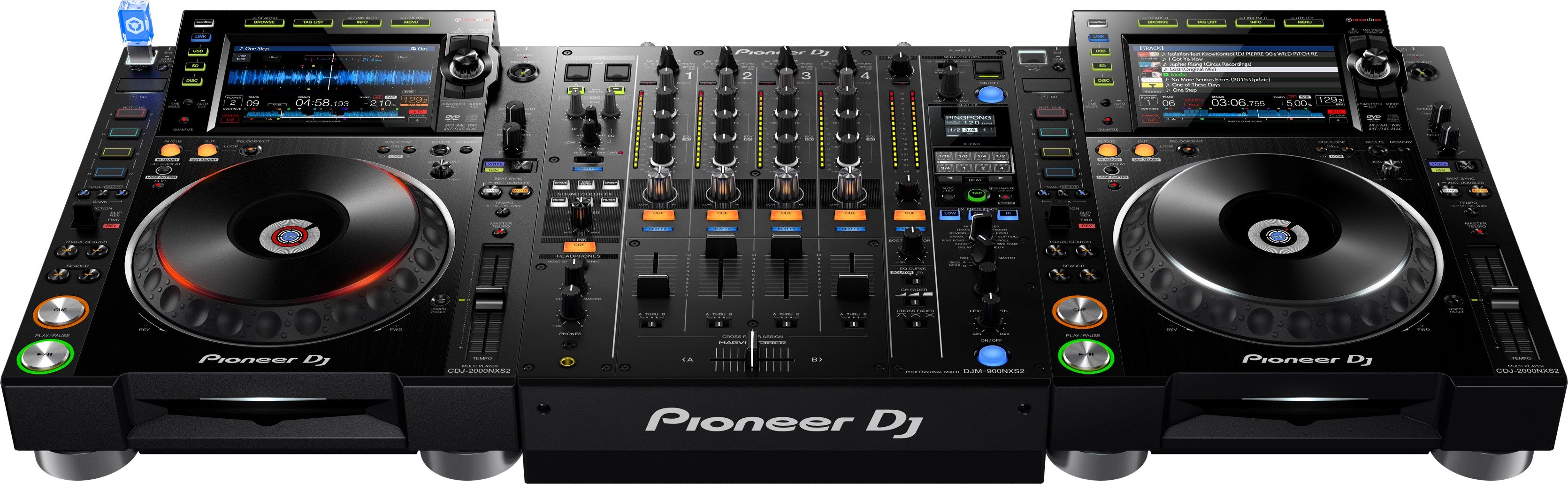先锋pioneer cdj2000nxs2打碟机 djm900nxs2混音台组合套装 现货