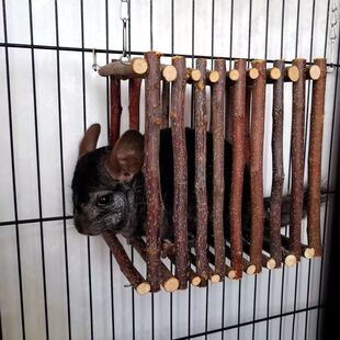 苹果木屋啃咬玩耍磨牙造景装饰躲藏窝躲避洞穴栈道攀爬云梯鹦鹉