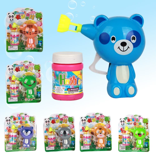 Мультяшный пузырьковый пистолет, мыльные пузыри, игрушка, подарок на день рождения