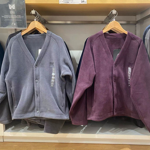 男装女装秋冬摇粒绒宽松印花开衫夹克/长袖保暖外套483980/484125