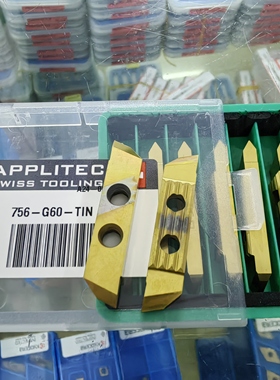 现货原装756-G60-TIN瑞士阿彼特APPLITEC螺纹G60刀片特价处理
