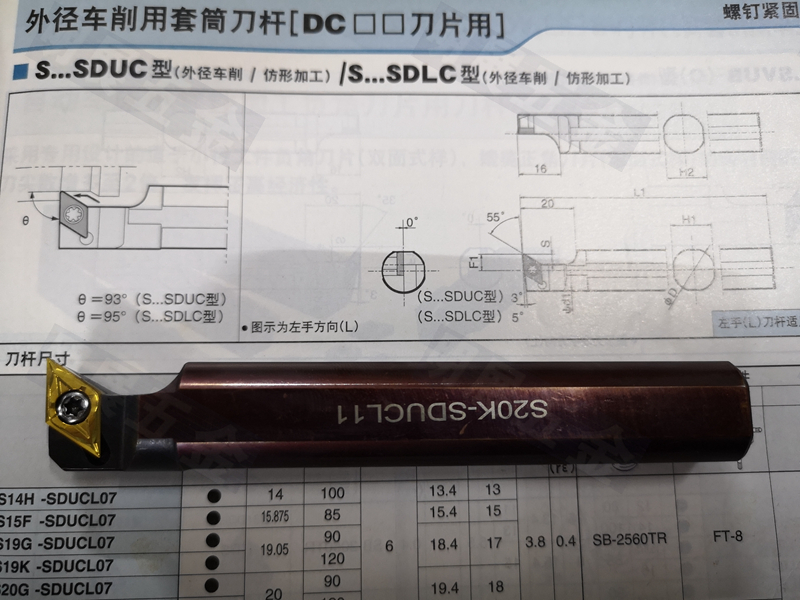 数控刀具sducl11外径心机车削