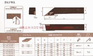 冲五钻/数控车刀杆/螺钉式外圆车刀/主偏角93度 SVJCR2525M16