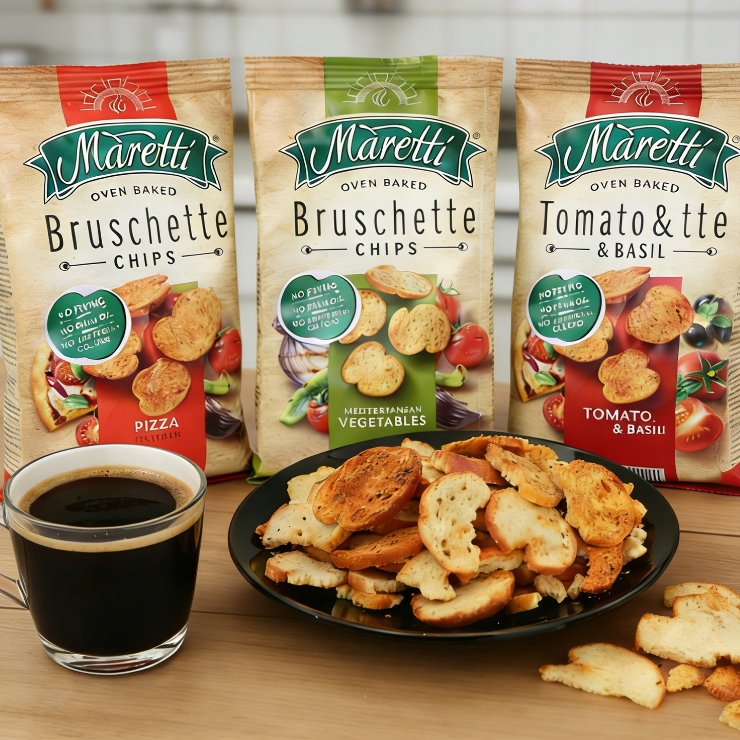 玛乐缇烤面包干保加利亚进口蔬菜番茄橄榄牛至披萨味零食小吃糕点