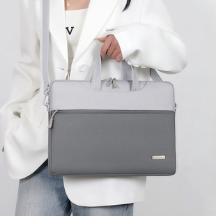 2025新款笔记本电脑包时尚拼色单肩手提大容量16英寸适用苹果macbook13联想小新拯救者16英寸华为mate book14