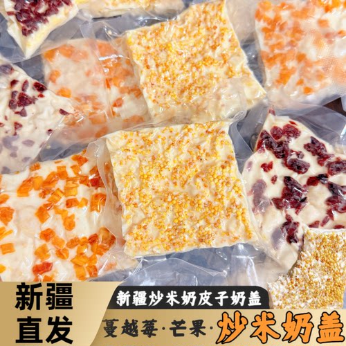 新疆特产奶皮子奶盖奶酪果粒奶酪块千层奶皮子休闲零食旅游伴手礼