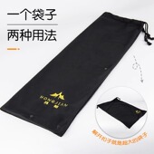 鸿箭羽毛球拍袋超多只多功能绒布袋超大容量容量可变摁扣收纳袋子
