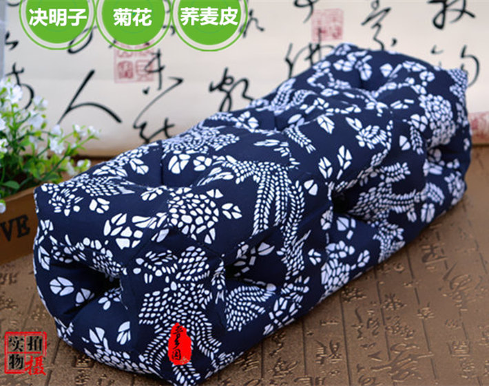 山西民族特色多孔玲珑枕头决明子菊花荞麦皮十四孔耳枕包邮