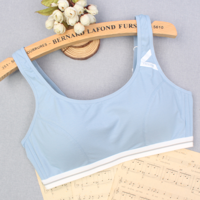 怡兰芬夏季薄款无钢圈少女背心