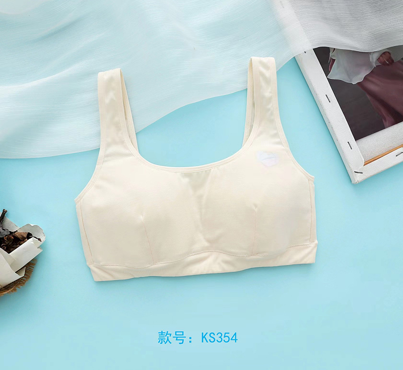 防震运动无钢圈背心式发育期抹胸