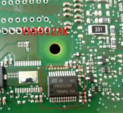 VN5012AK 电源管理IC 车灯驱动芯片 新宝来汽车发动机电脑板