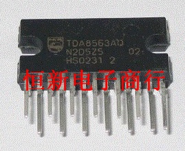 TDA8563AQ TDA8563Q ZIP13  汽车音频功放电路芯片可直拍！