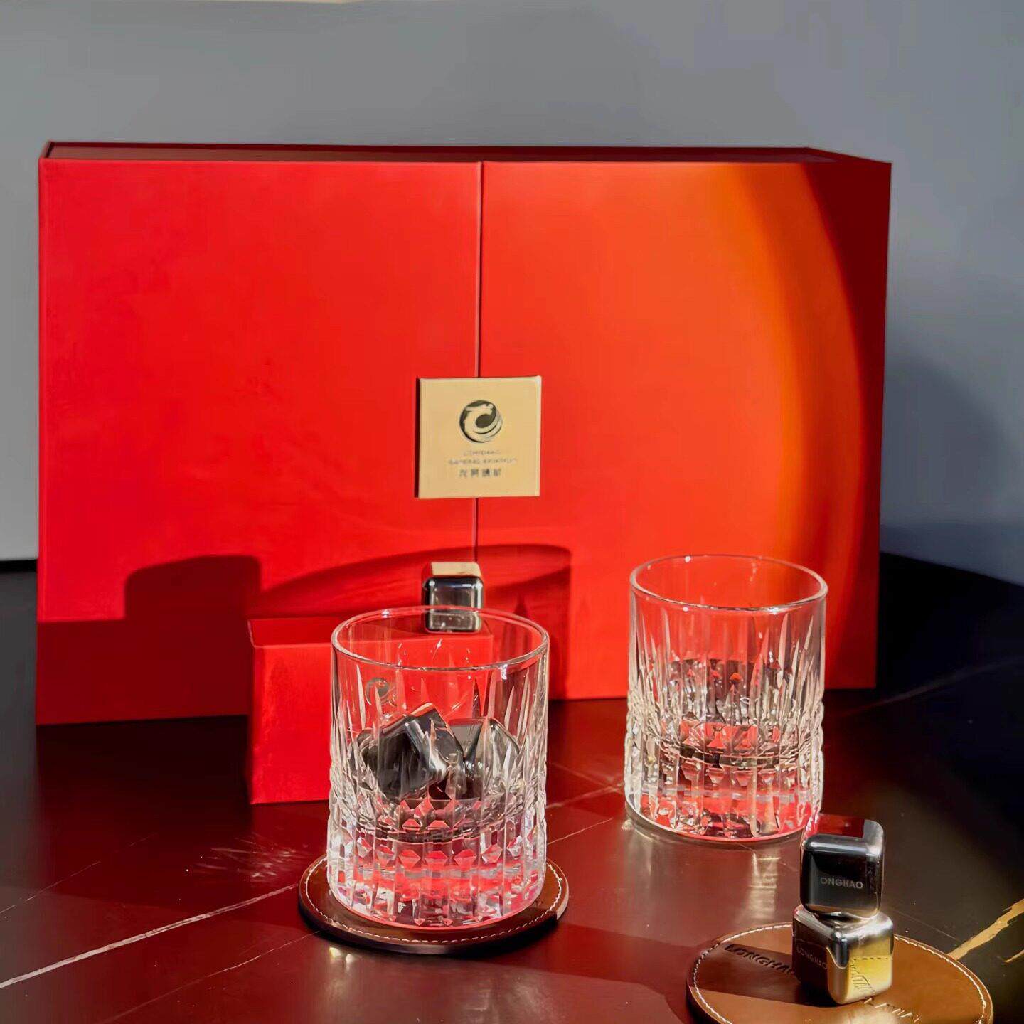 定制威士忌酒樽酒杯316不锈钢创意礼盒/礼品套组