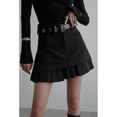 假两件毛边半裙 陈太太CHENTAITAI 无以幻象