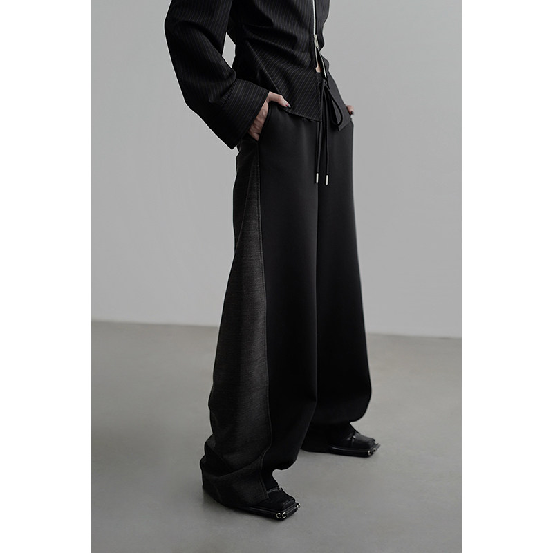 无以幻象 x 陈太太CHENTAITAI 拼接阔腿裤,女装/女士精品,休闲裤,淘宝优惠券,粉丝福利购,淘宝优惠卷