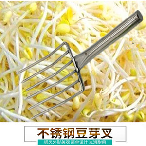 不锈钢豆芽叉超市厨房饭店米饭叉