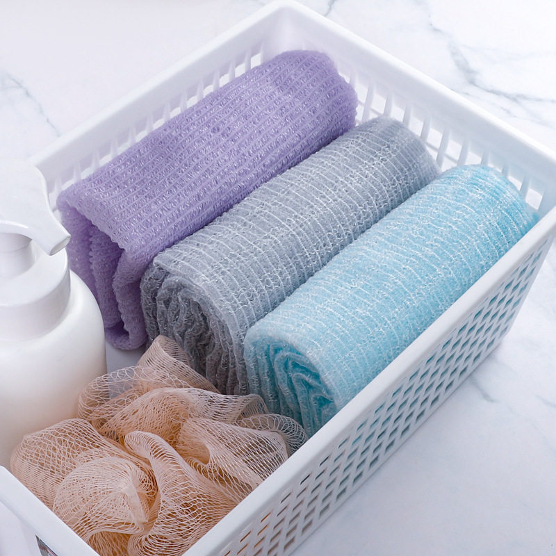 日本品质AISEN男士沐浴巾搓澡巾拉背条洗澡巾强力去污去角质浴球