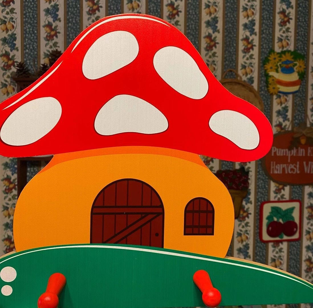 洋菓子SweetHome蘑菇屋衣帽挂钩挂画童话乡村室内装饰品摆件家居图片