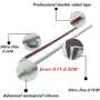 Đèn hậu xe máy mới không thấm nước dải ánh sáng cao linh hoạt silicone trắng vàng trắng đỏ bật tín hiệu ngày chuyến đi đèn led - Đèn xe máy đèn led xe máy chính hãng