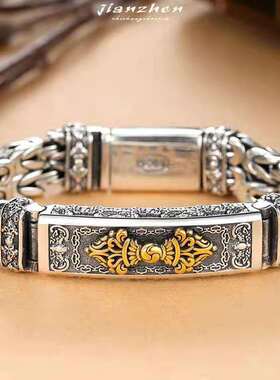 男女通用男银潮创意个性手饰手链