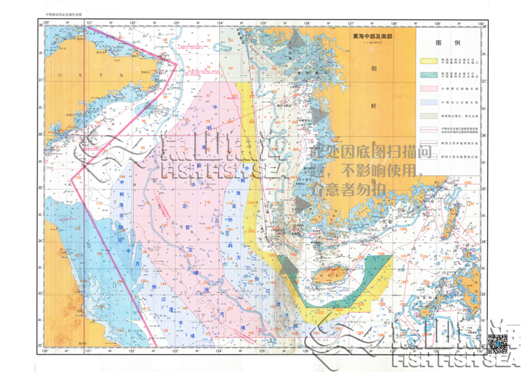 地形图钓点青岛鱼山鱼海航道