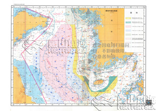 海洋海底地形图 钓鱼海区图钓鱼图纸钓点青岛鱼山鱼海海图航道图