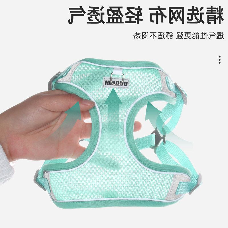 夏季新款牵引绳薄款小狗宠物胸