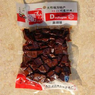 皇冠 四川大竹县 蜀竹老字号豆腐干 麻辣美味看得见 120克/袋