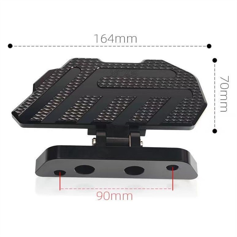适用九号机械师mmax110p/90脚踏c90 f90一体前脚踏板折叠改装配件