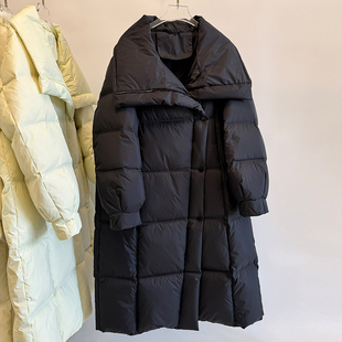 羽绒服 2525年新巨好看 商场同款 高端90白鸭绒新国标大翻领中长款