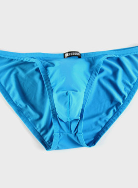 凡尚客男士内裤 弹性锦纶冰丝薄细筋U凸低腰高叉小三角裤VS006XSJ