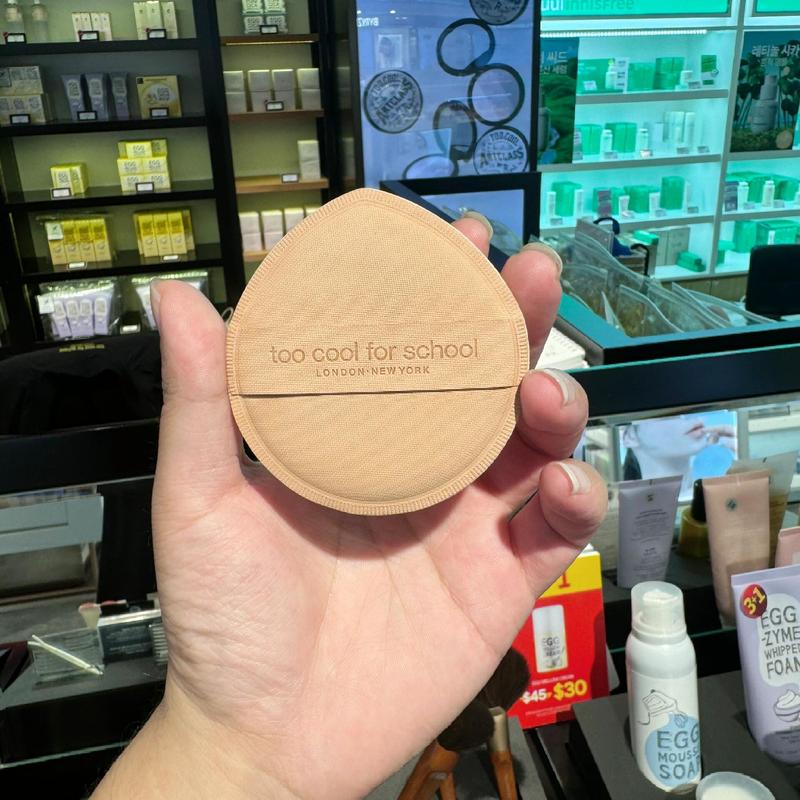 涂酷too粉扑美妆蛋粉底拍不吃粉