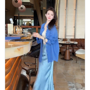 莱赛尔苎麻翻领衬衫 ALL RSSX106 FOR