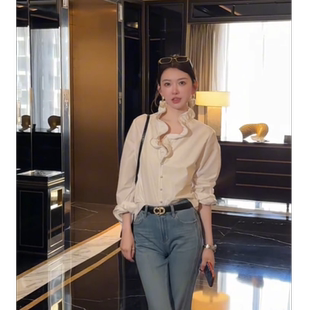 天丝木耳边轻奢高级感衬衫 ALL RSYS6108 FOR