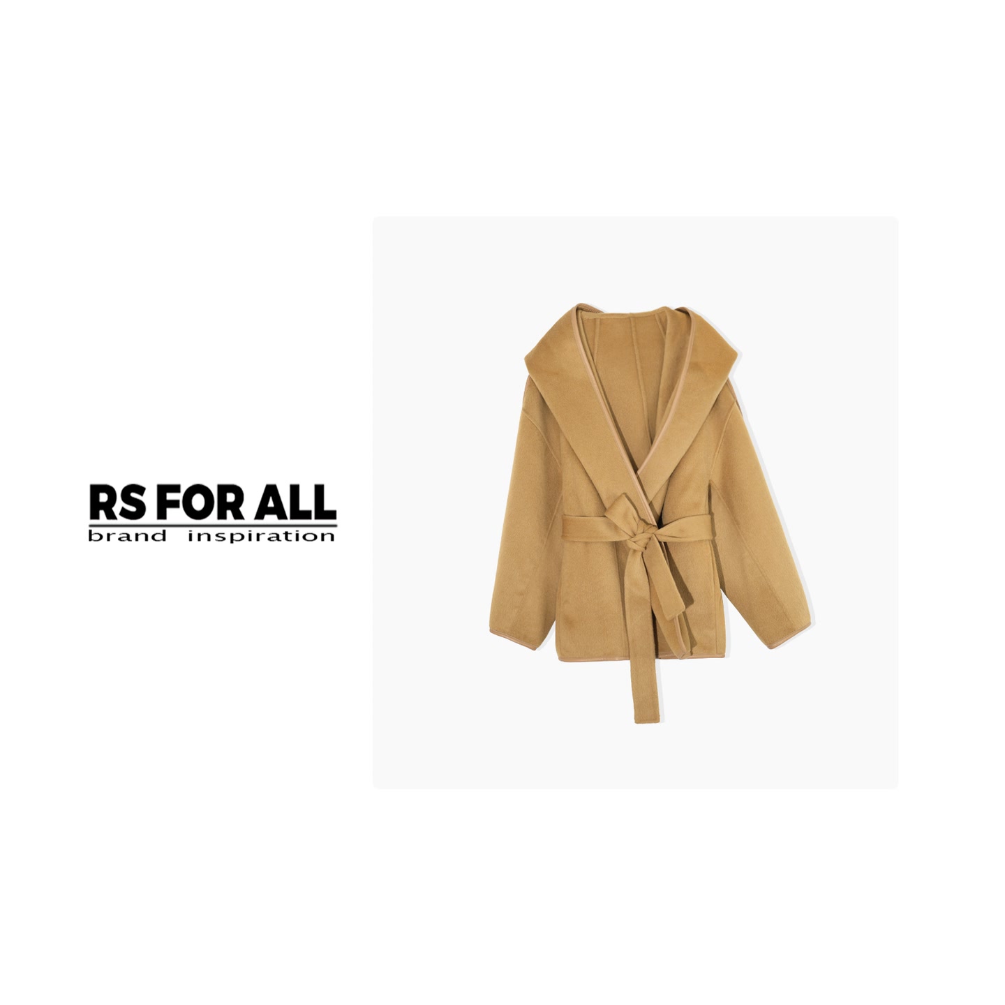 RS FOR ALL  羊毛兔短外套