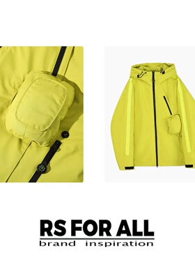 RS FOR ALL  90白鸭绒拉链连帽羽绒服RSFYS8662