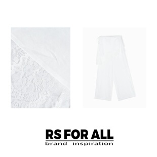 ALL 莱赛尔亚麻蕾丝拼接屁帘休闲裤 RSCL1565 FOR