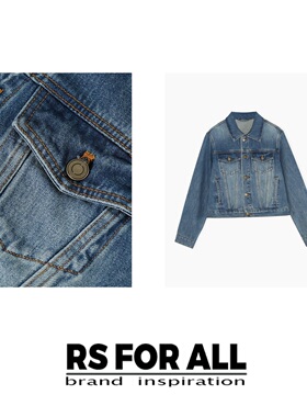 RS FOR AL 纯棉设计长袖牛仔外套RSON1976